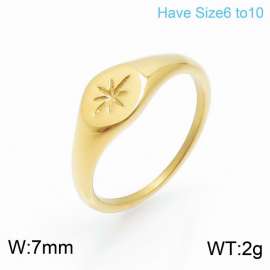 Stainless Steel Gold-plating Ring