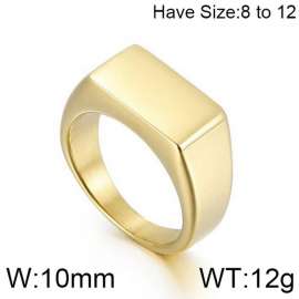 Stainless Steel Gold-plating Ring