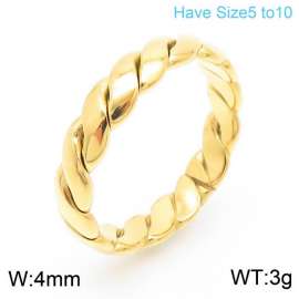 Stainless Steel Gold-plating Ring