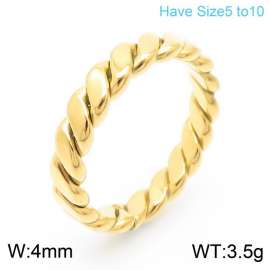 Stainless Steel Gold-plating Ring