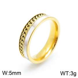 Stainless Steel Gold-plating Ring