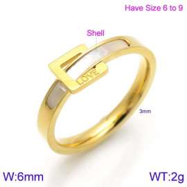 Stainless Steel Gold-plating Ring