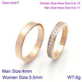 Stainless Steel Lover Ring