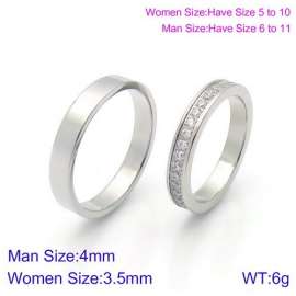 Stainless Steel Lover Ring