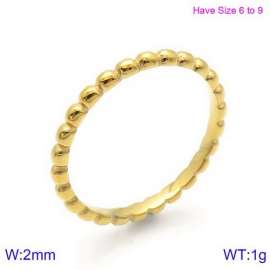 Stainless Steel Gold-plating Ring