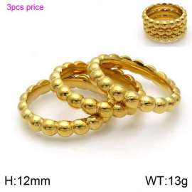 Stainless Steel Gold-plating Ring