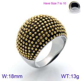 Stainless Steel Gold-plating Ring