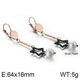 SS Rose Gold-Plating Earring