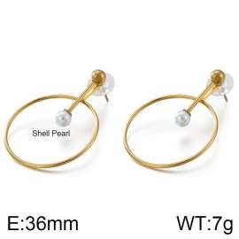 SS Gold-Plating Earring