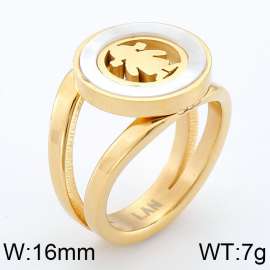 Stainless Steel Gold-plating Ring