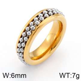 Stainless Steel Gold-plating Ring