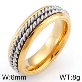 Stainless Steel Gold-plating Ring