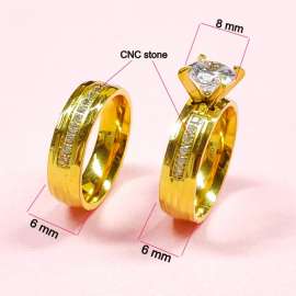 Stainless Steel Lover Ring