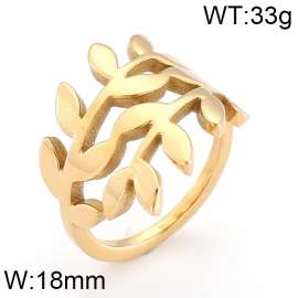 Stainless Steel Gold-plating Ring