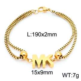 Stainless Steel Gold-plating Bracelet