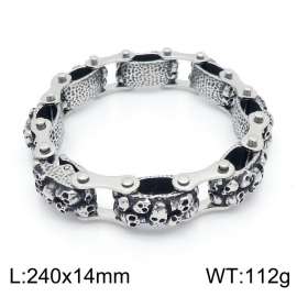 Stainless Skull Bracelet