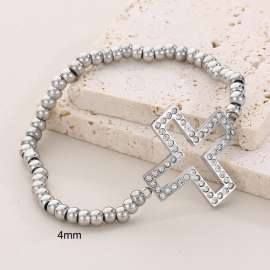 Stainless Steel Stone Bracelet