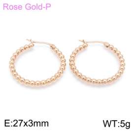 SS Rose Gold-Plating Earring