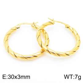 SS Gold-Plating Earring