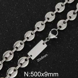 9mm Pig Nose Chain Necklace