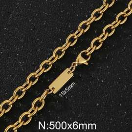 6mm Wired Chian ID Necklace
