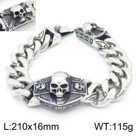 Stainless Skull Bracelet