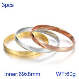 Stainless Steel Gold-plating Bangle