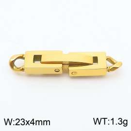 23X4mm Gold-Plated Stainless Steel Rectangular Jewelry Clasp