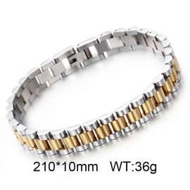 Gold Classic Foreign Trade Stainless Steel Adjustable Strap Bracelet