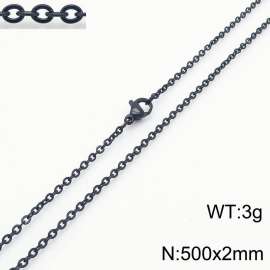 Stainless steel O-chain necklace