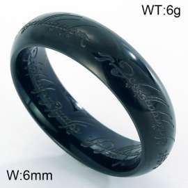 Stainless Steel Black-plating Ring