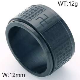 Stainless Steel Black-plating Ring