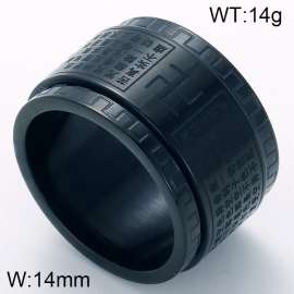 Stainless Steel Black-plating Ring