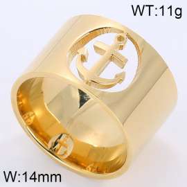 Stainless Steel Gold-plating Ring