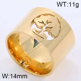 Stainless Steel Gold-plating Ring