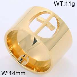 Stainless Steel Gold-plating Ring