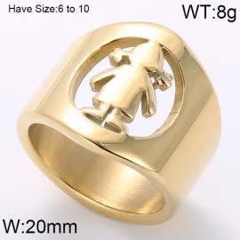 Stainless Steel Gold-plating Ring