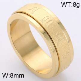 Stainless Steel Gold-plating Ring