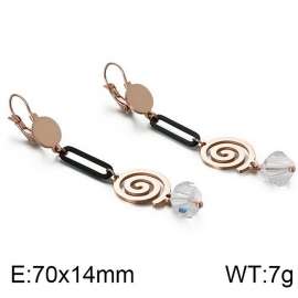 SS Rose Gold-Plating Earring