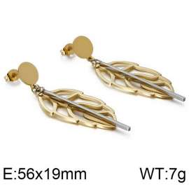 SS Gold-Plating Earring