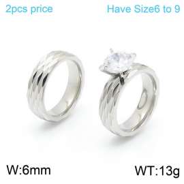 Stainless Steel Lover Ring