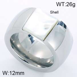 Stainless Steel Stone&Crystal Ring