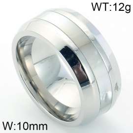 Stainless Steel Stone&Crystal Ring