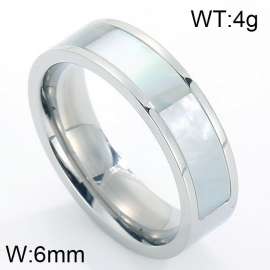 Stainless Steel Stone&Crystal Ring