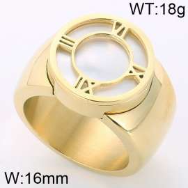 Stainless Steel Gold-plating Ring