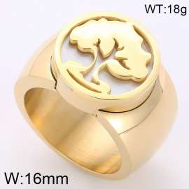 Stainless Steel Gold-plating Ring