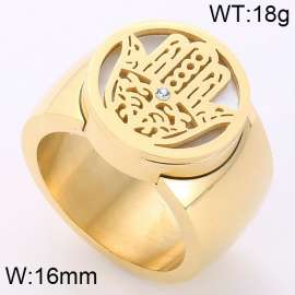 Stainless Steel Gold-plating Ring