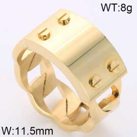 Stainless Steel Gold-plating Ring