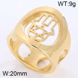 Stainless Steel Gold-plating Ring