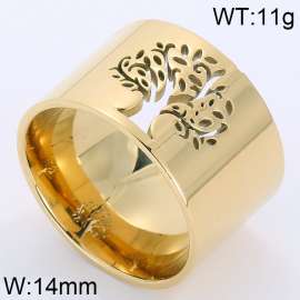 Stainless Steel Gold-plating Ring